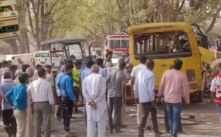 Haryana News: महेंद्रगढ़ में हुआ बड़ा सड़क हादसा, 6 बच्चों की हुई मौत, शिक्षा मंत्री ने दिया जांच के आदेश