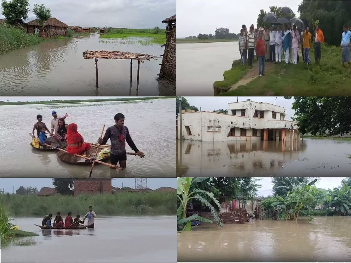भारी बारिश बनी आफत: बंगाल से बिहार तक नदियों का जलस्तर बढ़ा