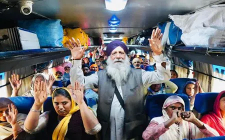 बुजुर्गों की Golden Temple जाने की मन्नतें पूरी करने निकली Mann सरकार: Punjab से तीर्थ यात्रा का दूसरा काफिला रवाना