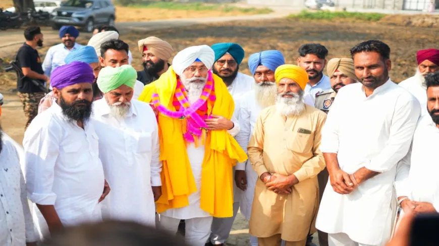 AAP उम्मीदवार Harmeet Sandhu के पक्ष में लहर तेज, गांव Panjwar Khurd के लोगों ने जताया पूरा समर्थन