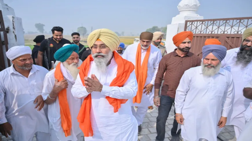 गांव Panjwar Kalan में Harmeet Sandhu को मिला ज़बरदस्त समर्थन, लोगों ने कहा – 'AAP' ही Development की राह