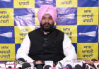 अमृतसर में AAP नेता Talbir की प्रेस कॉन्फ्रेंस:बोले-अकाली दल को नहीं मिल रहा मजबूत उम्मीदवार, बादल पर साधा निशाना