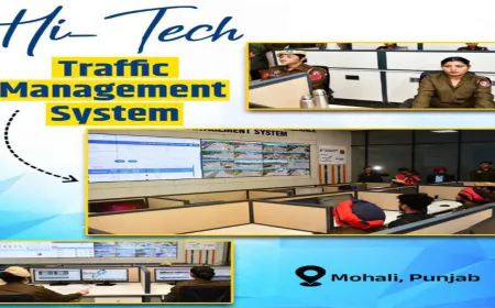 Mohali हुआ High-Tech: AI से Traffic Control हुआ मजबूत, Police Response Speed भी बढ़ी