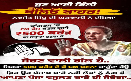 ₹500 करोड़ में CM post? Congress में बवाल, Navjot Kaur Sidhu suspended – वहीं Mann सरकार Punjab में लायी ₹500 crore का Foreign Investment
